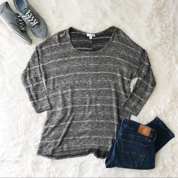 NWT Charming Charlie black and cream sweater - Picture 8 of 8